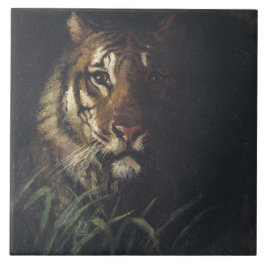 Tiger Head (von Abott Handerson Thayer) Fliese