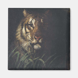 Tiger Head (von Abott Handerson Thayer) Magnet