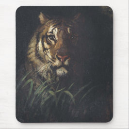 Tiger Head (von Abott Handerson Thayer) Mousepad