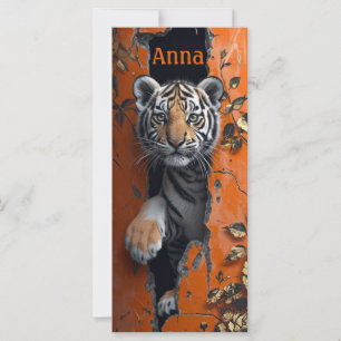 Tiger hello 3D personalisierter individuelle Name