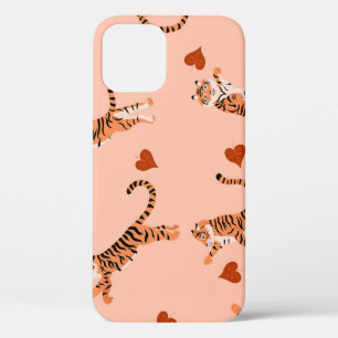 Tiger Herbstuntergänge: Vintages Sprungmuster Case-Mate iPhone Hülle