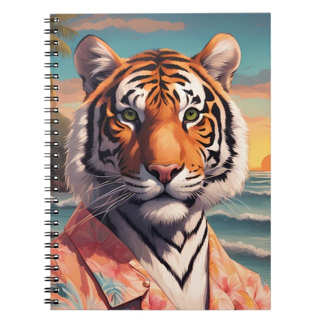 Tiger Holiday Notizblock (Vorderseite)
