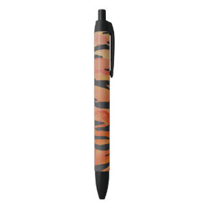 Tiger Hot orange und Black Print Kugelschreiber