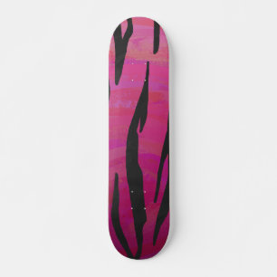 Tiger Hot Roink und Schwarz Skateboard