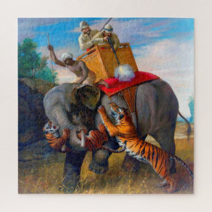 Tiger Hunting Briton Rivière 1920 Puzzle
