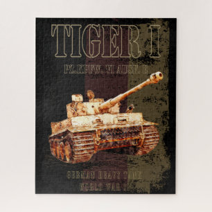 Tiger I - Deutscher Hochtank WWII mit deutscher Fl Puzzle