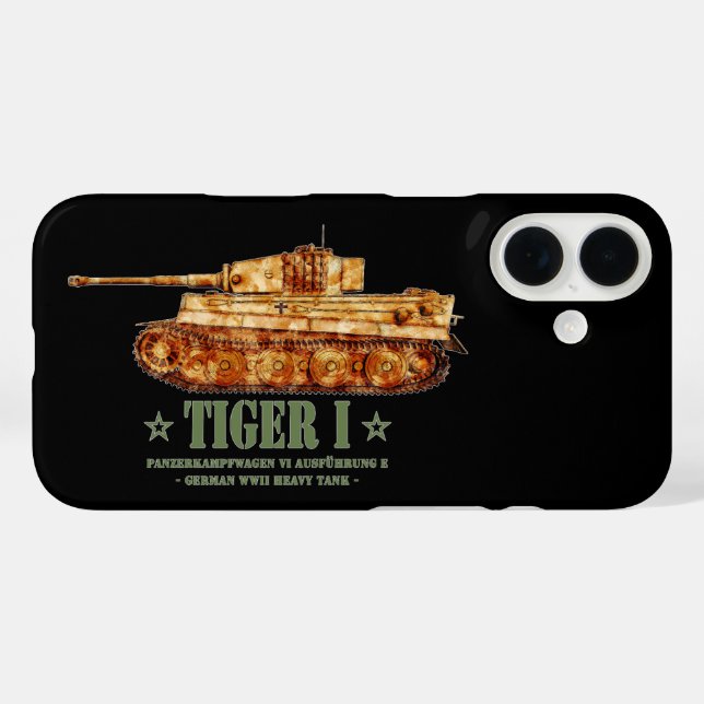 Tiger I. Weltkrieg Zweiter deutscher Panzer Case-Mate iPhone Hülle (Rückseite (Horizontal))