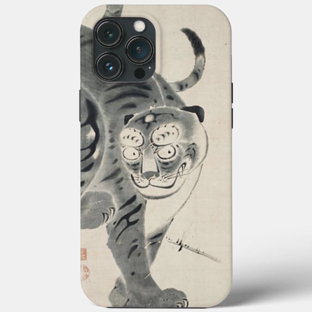 Tiger Illustration von Ito Jakuchu Case-Mate iPhone Hülle (Rückseite)