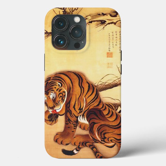 Tiger Illustration von Ito Jakuchu Case-Mate iPhone Hülle (Rückseite)