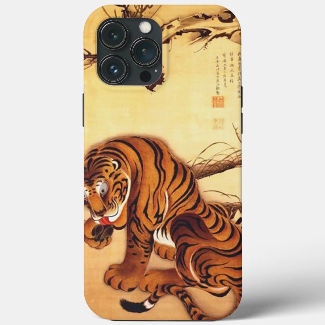 Tiger Illustration von Ito Jakuchu Case-Mate iPhone Hülle (Rückseite)