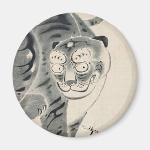 Tiger Illustration von Ito Jakuchu Magnet