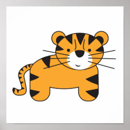 Tiger Illustration von Lorena Depante Poster