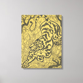 Tiger im Dschungel (Wild Animal) (von Paul Ranson) Leinwanddruck