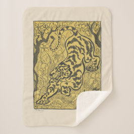 Tiger im Dschungel (Wild Animal) (von Paul Ranson) Sherpadecke