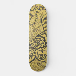 Tiger im Dschungel (Wild Animal) (von Paul Ranson) Skateboard
