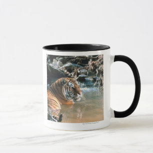 Tiger im Wasser Tasse