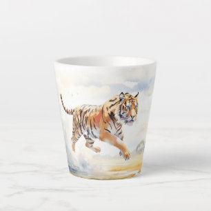 Tiger in Aktion 2 Milchtasse