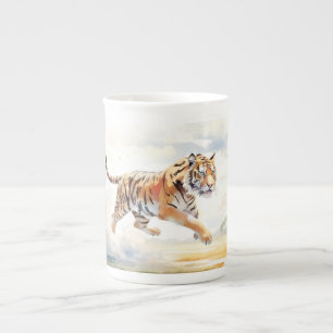 Tiger in Aktion 2 Prozellantasse