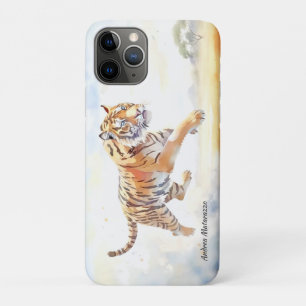 Tiger in Aktion 3 Case-Mate iPhone Hülle