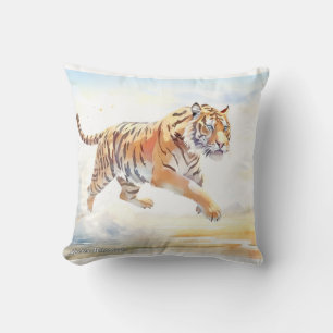 Tiger in Aktion 3 Kissen