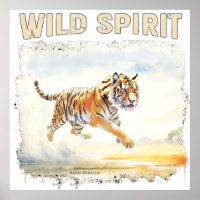 Tiger in Aktion - Wilder Geist