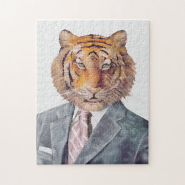 Tiger in Armani Puzzlespiel Puzzle