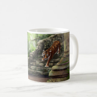 Tiger in der Dschungel-Tasse Kaffeetasse