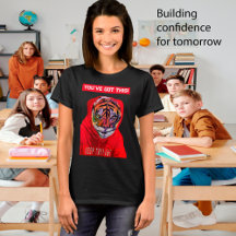 Tiger in einem Sweatshirt, Behalt zu versuchen, Le