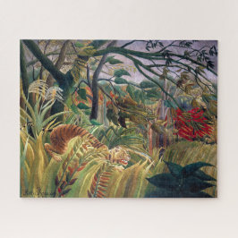 Tiger in einem tropischen Sturm | Henri Rousseau | Puzzle