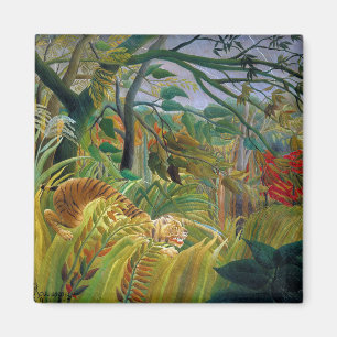 Tiger in einem tropischen Sturm, Rousseau Magnet
