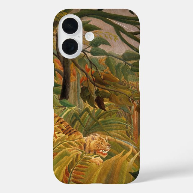 Tiger in einem tropischen Sturm von Henri Rousseau Case-Mate iPhone Hülle (Rückseite)