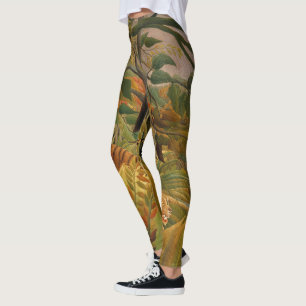 Tiger in einem tropischen Sturm von Henri Rousseau Leggings