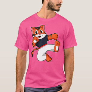 Tiger in Martial Art Karate T-Shirt