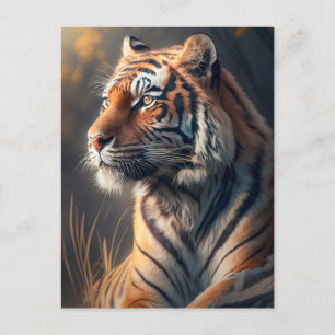 Tiger in Nature Post Card Postkarte