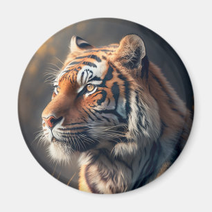 Tiger in Nature Standard, 2¼ Zoll Circle Magnet
