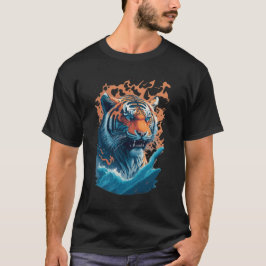Tiger in Wasser - Perfektes Geschenk für Tigerfreu T-Shirt