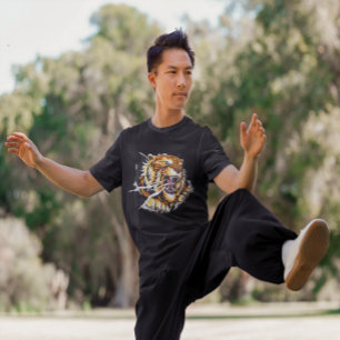 Tiger-Innen-Grafik T-Shirt