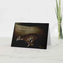 Tiger Inspiration ermutigen, das Rennen zu führen! Karte