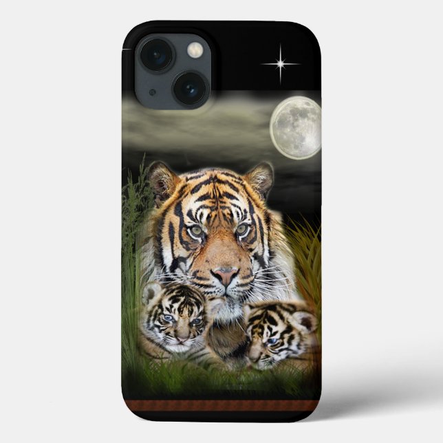Tiger iPhone Case-Mate iPhone Hülle (Rückseite)
