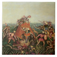 Tiger-Jagd, 1892 (Öl auf Leinwand)