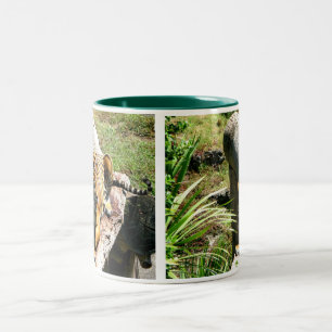 Tiger-Kaffee-Tasse Zweifarbige Tasse