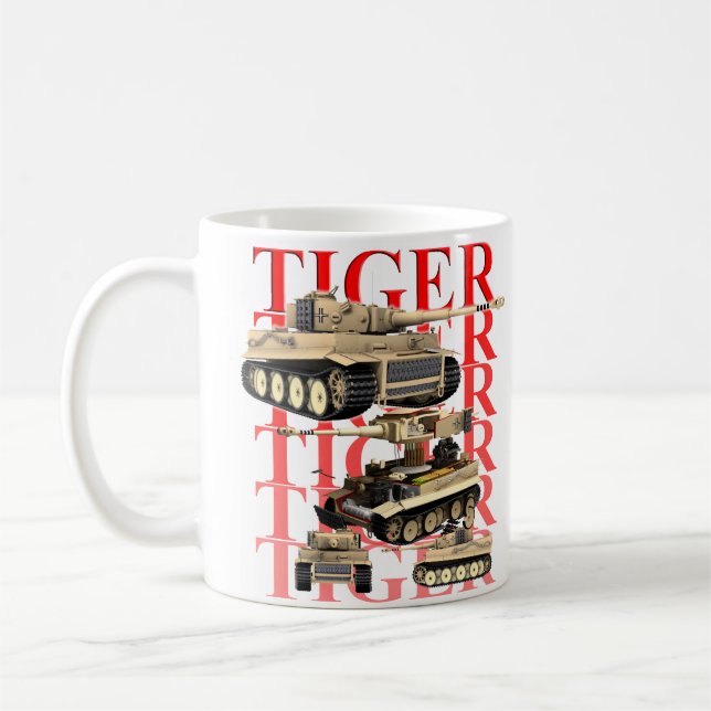 Tiger Kaffeetasse (Links)