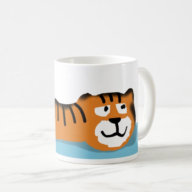 Tiger Kaffeetasse (VorderseiteRechts)