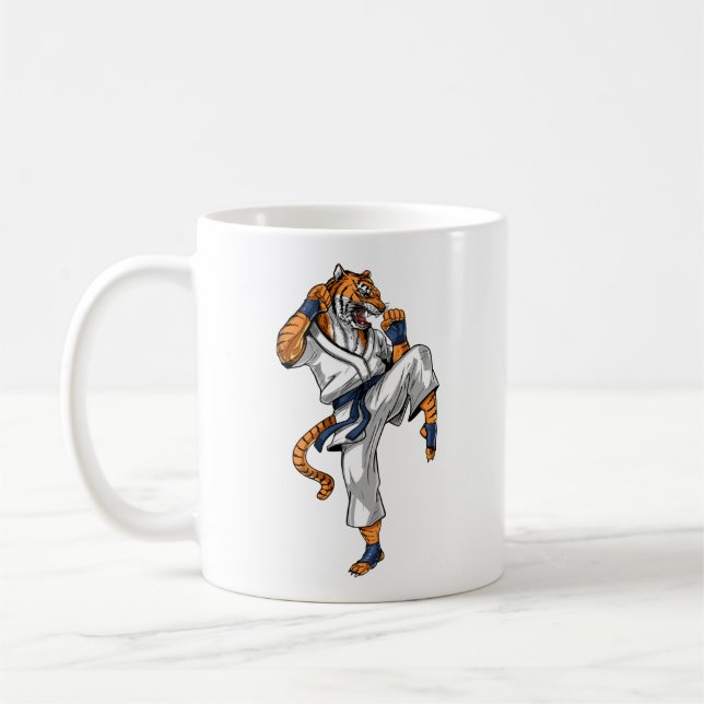 Tiger Karate Kaffeetasse (Links)