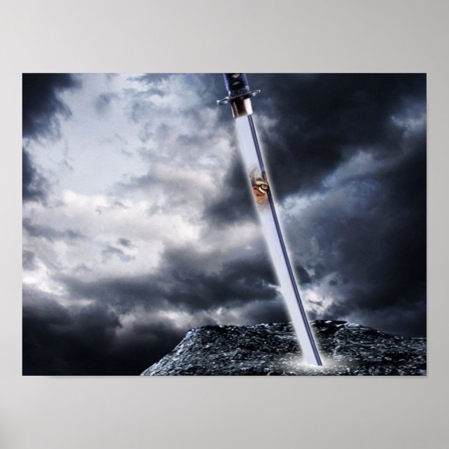 Tiger Katana Poster (Vorne)