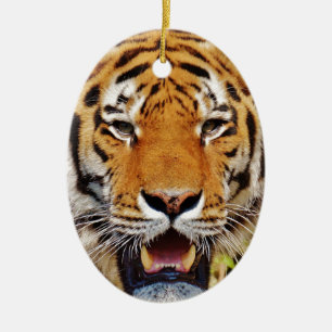 Tiger Keramik Ornament