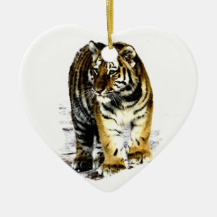Tiger Keramikornament