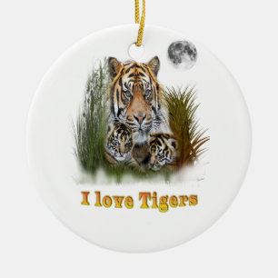 Tiger Keramikornament