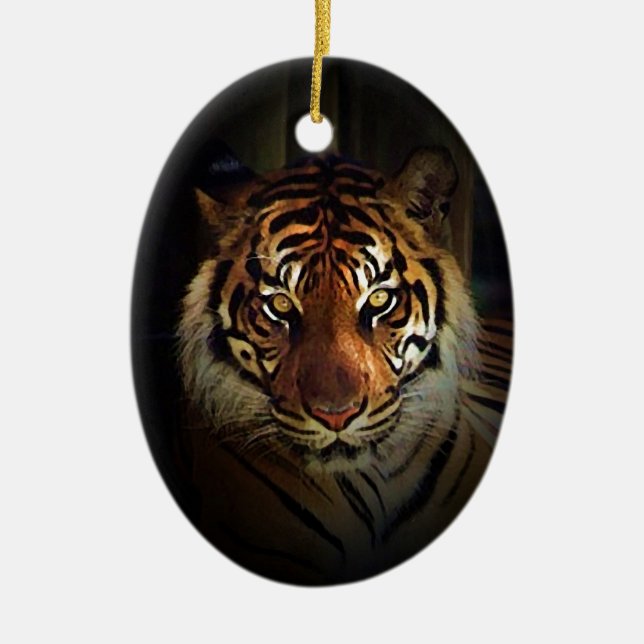 Tiger Keramikornament (Vorne)