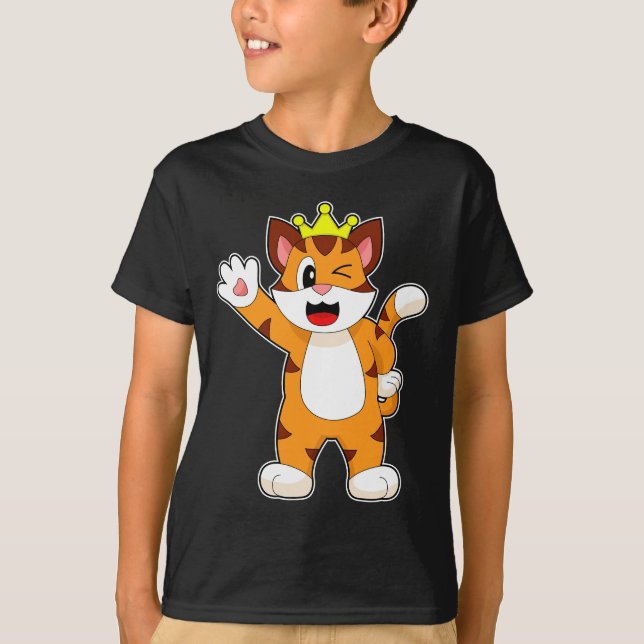 Tiger King Crown T-Shirt (Vorderseite)